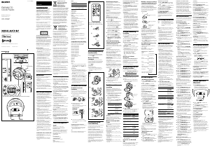 Handleiding Sony ICF-CD3iP Wekkerradio