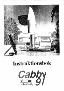 Bruksanvisning Cabby (1991) Husvagn