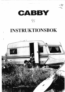 Bruksanvisning Cabby (1995) Husvagn