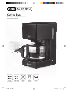 Brugsanvisning OBH Nordica Coffee Box Kaffemaskine