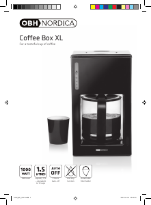 Bruksanvisning OBH Nordica Coffee Box XL Kaffemaskin