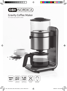 Brugsanvisning OBH Nordica Gravity Kaffemaskine