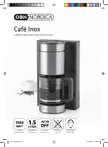 Brugsanvisning OBH Nordica Inox Kaffemaskine
