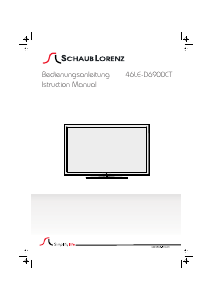 Handleiding Schaub Lorenz 46LE-D6900CT LED televisie