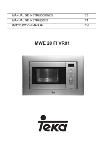 Manual Teka MWE 20 FI VR01 Microwave