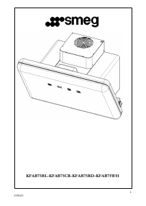 Manuale Smeg KFAB75RD Cappa da cucina
