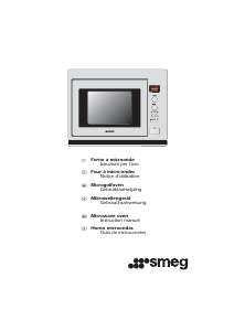Manuale Smeg FMC30X-2 Microonde