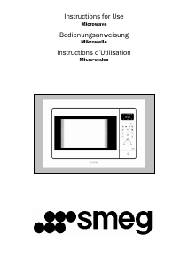 Manual Smeg FME20EX3 Microwave