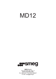 Manuale Smeg MD12-CR Rubinetto