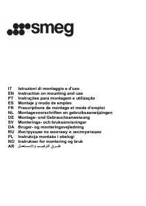 Manuale Smeg KSA600HXE Cappa da cucina