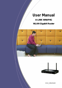 Manual A-Link WNAP4G Router