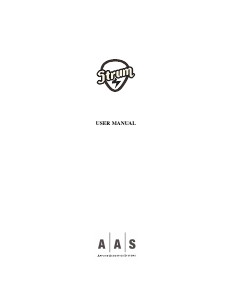 Handleiding AAS Strum Electric GS-1