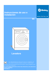 Manual de uso Balay 3TI62121A Lavadora
