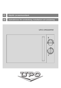 Käyttöohje UPO UMO20MW Mikroaaltouuni