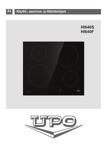 Käyttöohje UPO HI640F Keittotaso