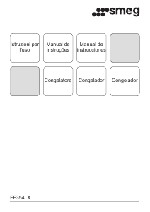Manual de uso Smeg FF354LX Congelador