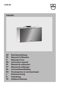 Bedienungsanleitung V-ZUG DW Forano Dunstabzugshaube