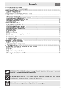 Manuale Smeg SI3842B Piano cottura