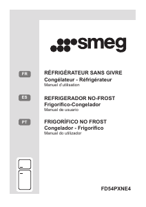 Mode d’emploi Smeg FD54PXNE4 Réfrigérateur combiné