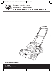 Bruksanvisning JCB Mulcher 48 Gräsklippare