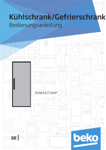 Bedienungsanleitung BEKO RSNE415T34XP Kühlschrank