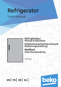 Manual BEKO TSE1284 Refrigerator