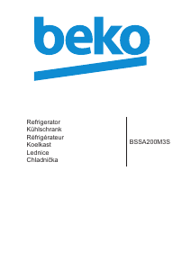 Manual BEKO BSSA200M3S Refrigerator