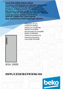 Manuál BEKO WSA24000 Lednice