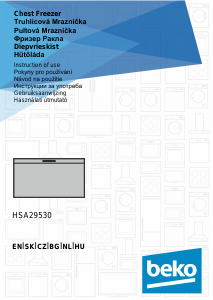 Bruksanvisning BEKO HSA29530 Frys