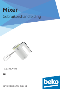 Handleiding BEKO HMM7420W Handmixer