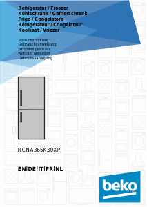 Bruksanvisning BEKO RCNA365K30XP Kyl-frys