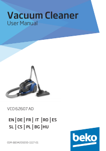 Manual BEKO VCO 62607 AD Vacuum Cleaner