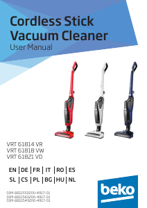 Manual BEKO VRT 61821 VD Vacuum Cleaner
