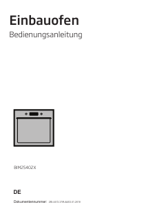 Bedienungsanleitung BEKO BIM25402X Backofen
