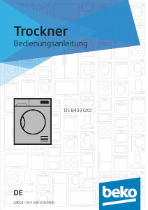 Bedienungsanleitung BEKO DS8433GX0 Trockner
