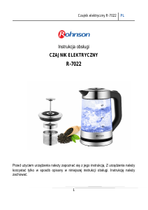 Instrukcja Rohnson R-7022 Czajnik