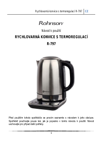 Manuál Rohnson R-797 Konvice
