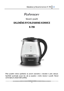 Manuál Rohnson R-799 Konvice