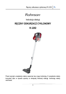 Instrukcja Rohnson R-1202 Odkurzacz