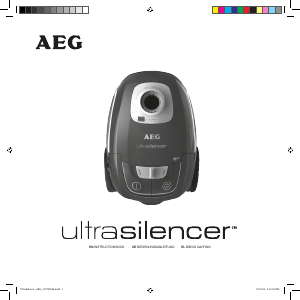 Handleiding AEG UltraSilencer USGREEN Stofzuiger