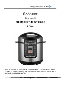 Manuál Rohnson R-2808 Tlakový hrnec