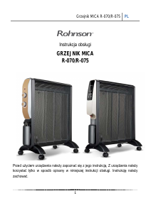 Instrukcja Rohnson R-075 Ogrzewacz
