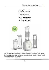 Manuál Rohnson R-5741 Mixér