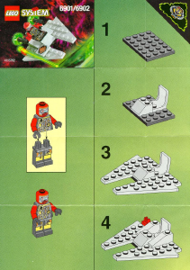 Handleiding Lego set 6902 UFO Ruimteschip