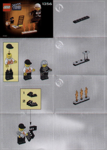 Manual Lego set 1356 Studios Stuntman catapault