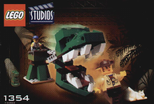 Bedienungsanleitung Lego set 1354 Studios Dino-Kopf Attacke