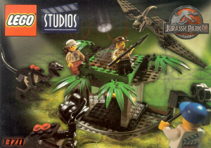 Bedienungsanleitung Lego set 1370 Studios Jurrasic Park Spinosaurus