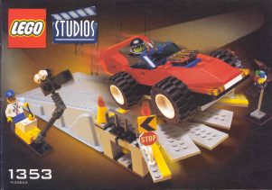 Manual Lego set 1353 Studios Car stunt studio