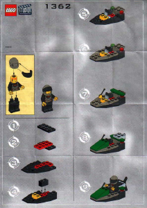 Manual Lego set 1362 Studios Air boat