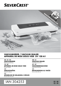 Manual SilverCrest IAN 304253 Vacuum Sealer
